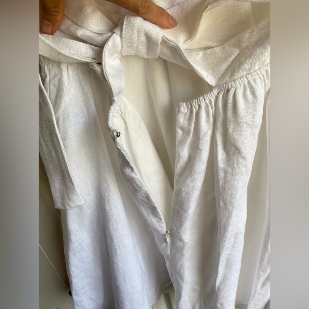 Reformation Irwin Line White Mini Dress - Picture 5 of 9